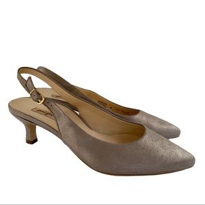 Paul Green Asia Metallic Slingback Pump - NWOB